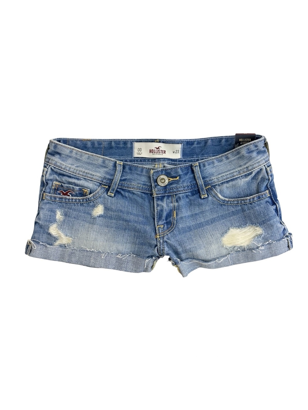 Y2K HOLLISTER MICRO LOW RISE SHORTS